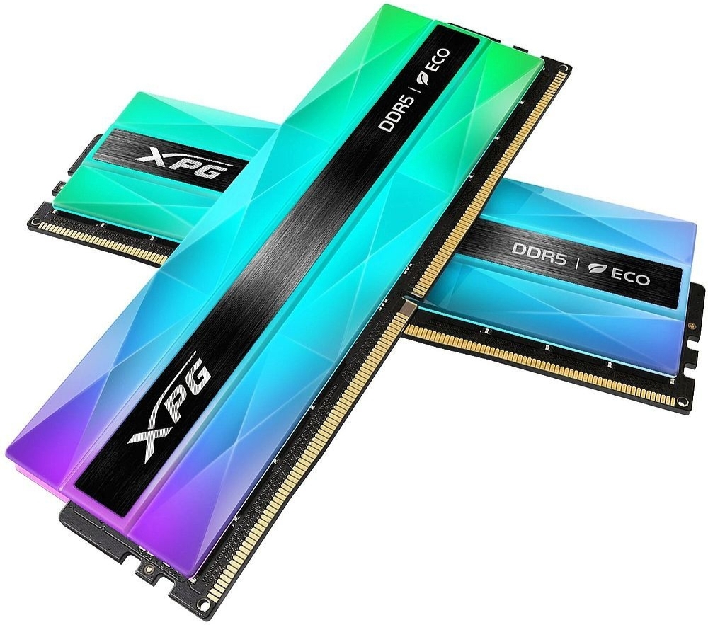 ADATA AX5U6800C3416G-DCLANRSG DDR5 6800 МГц радиатор RGB крупный план