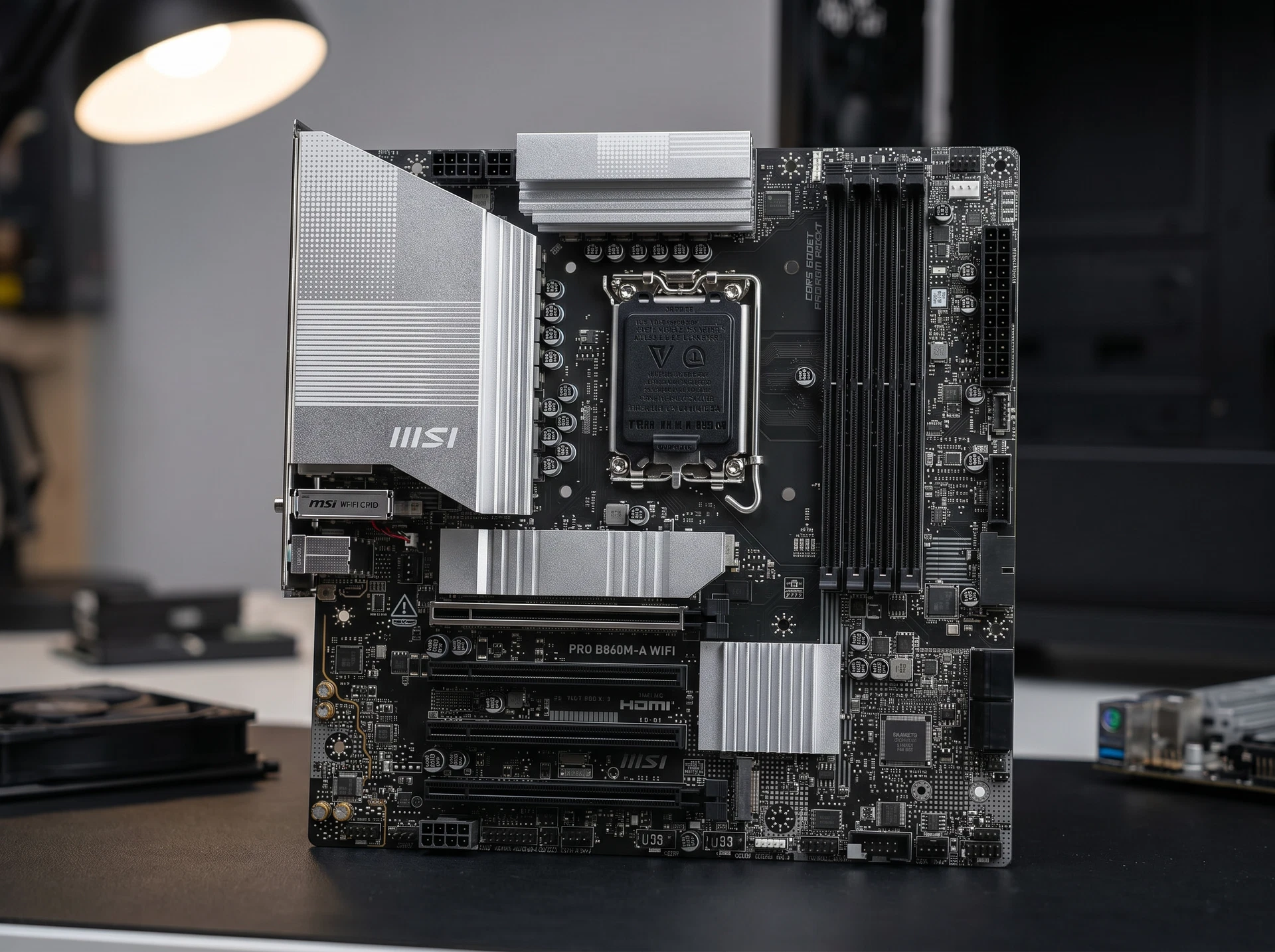 Материнская плата MSI Pro B860m-a Wifi, Socket LGA 1851, Intel B860, mATX, RTL - фото в интерьере