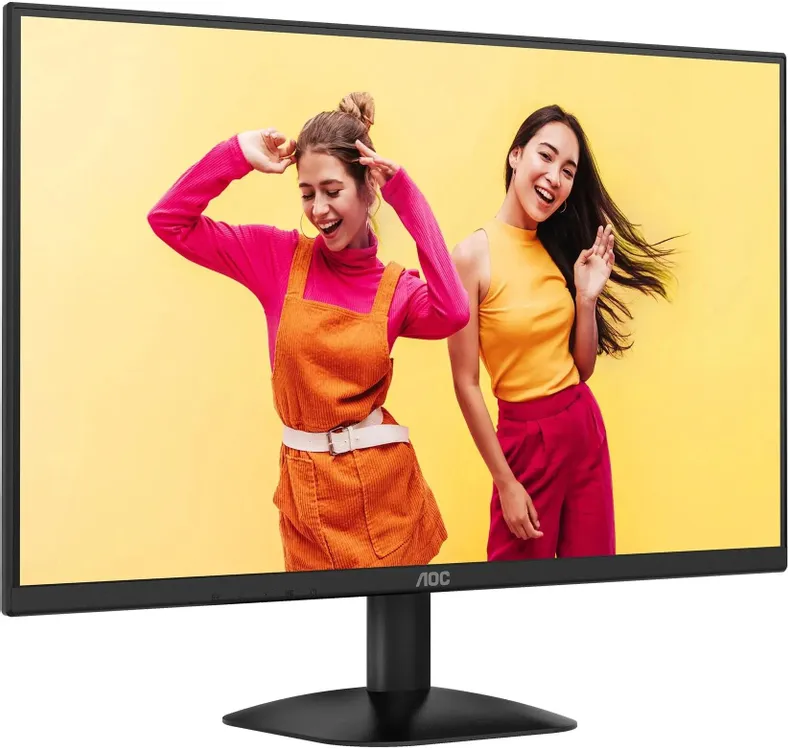AOC Q24B35 профиль подставки и регулировки вид сбоку