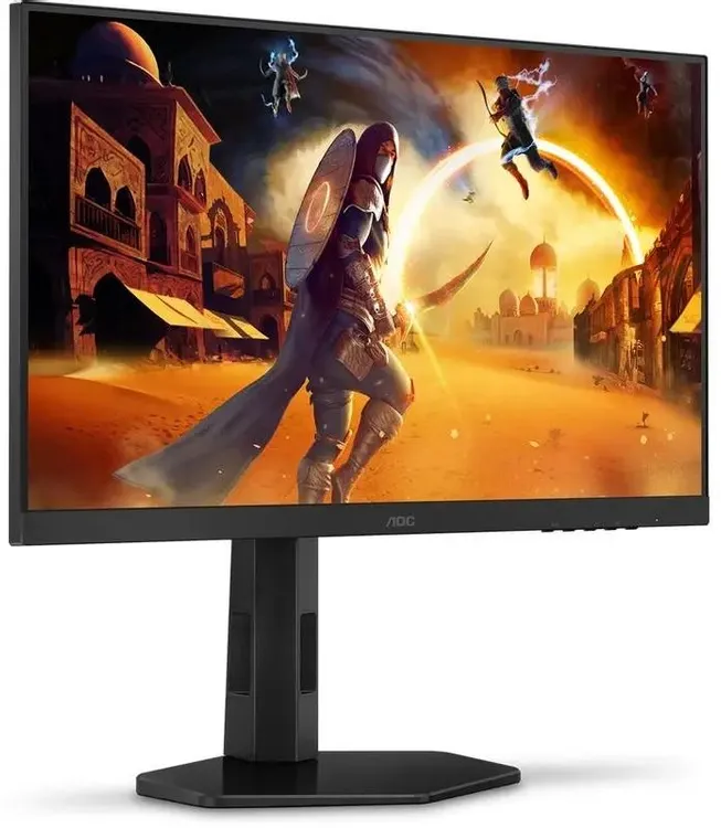 AOC 24G4HX игровой монитор 200 Гц вид сбоку подставка