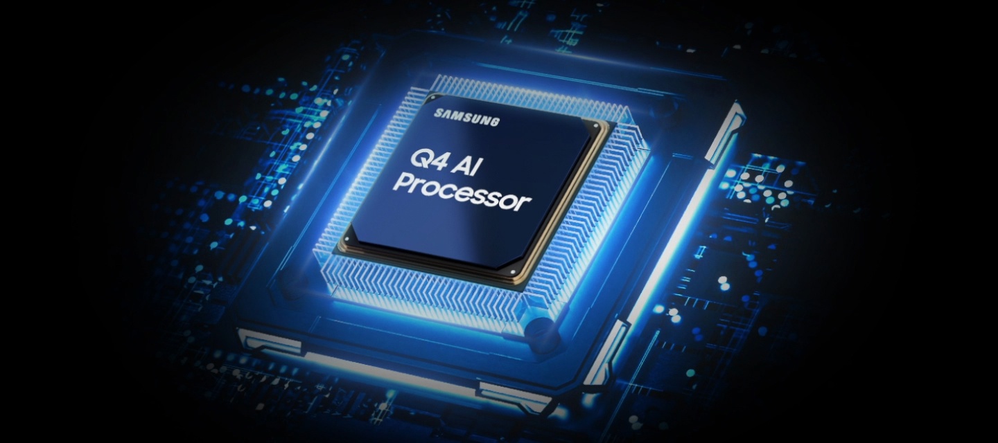 Samsung QE85Q7F — AI-процессор Q4 для апскейла и обработки 4K