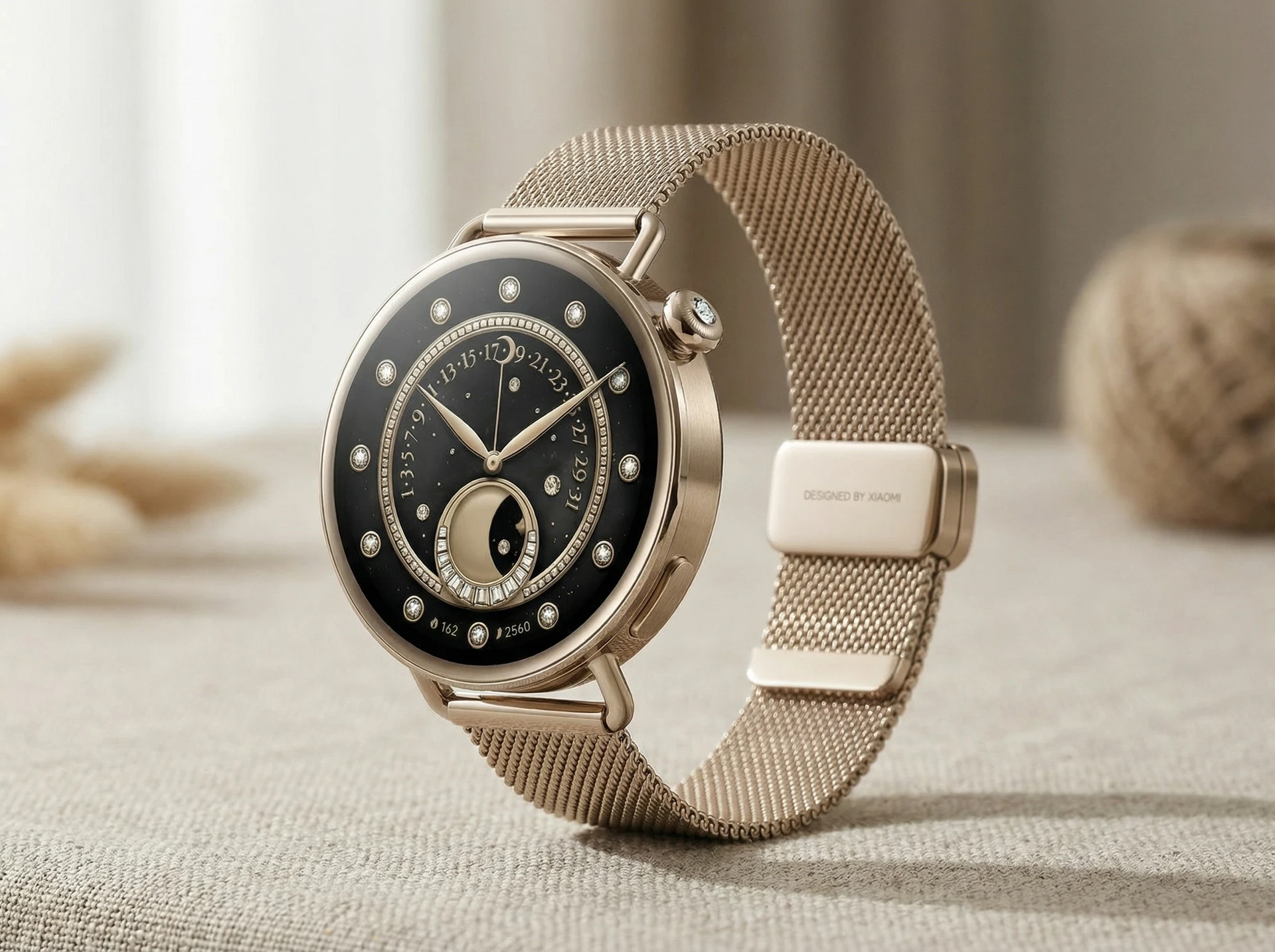 Смарт-часы Xiaomi Watch S4 41mm золотистый [bhr07vwgl] - фото в интерьере