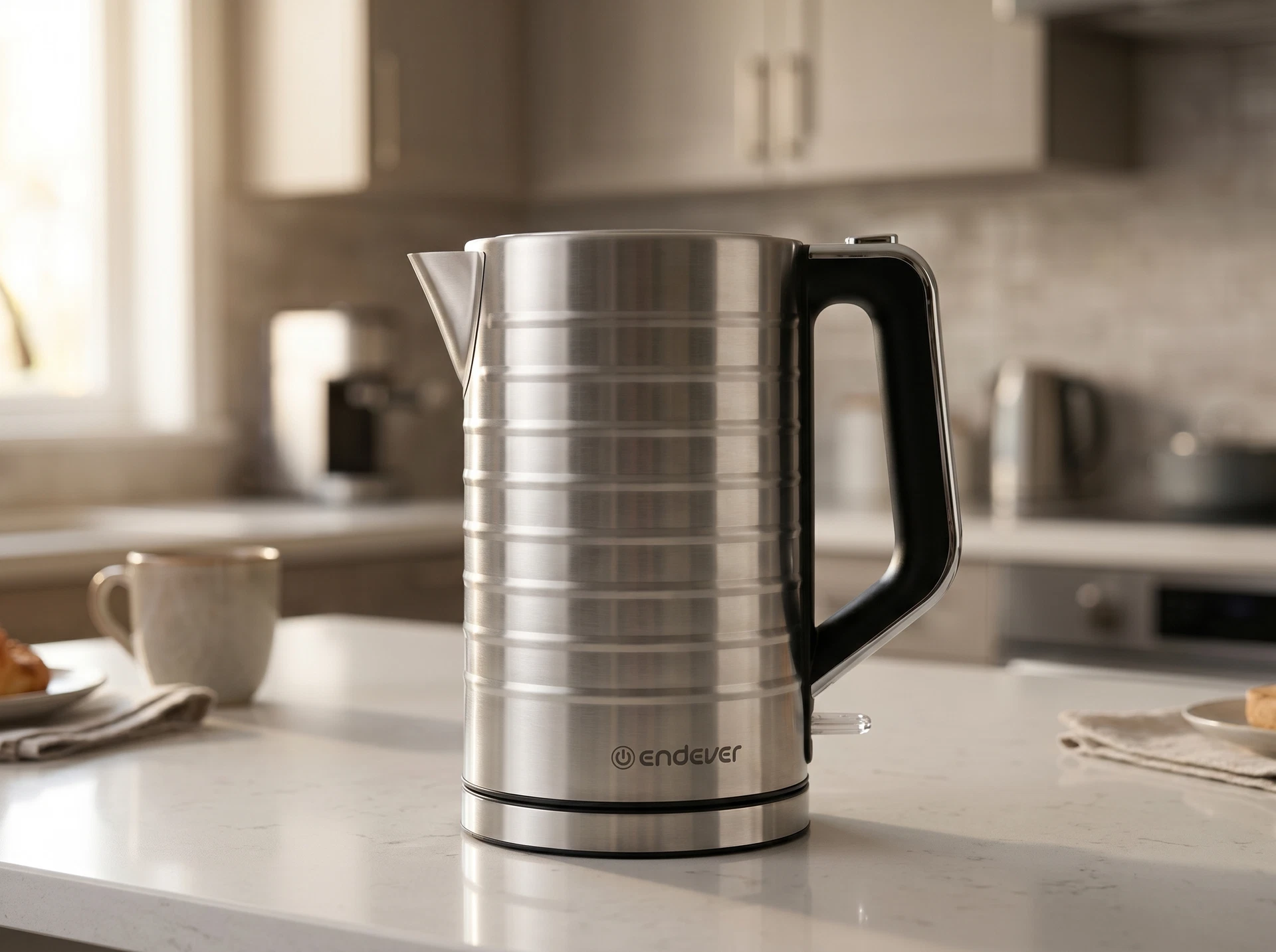 Endever Skyline KR-371S электрический чайник в интерьере кухни