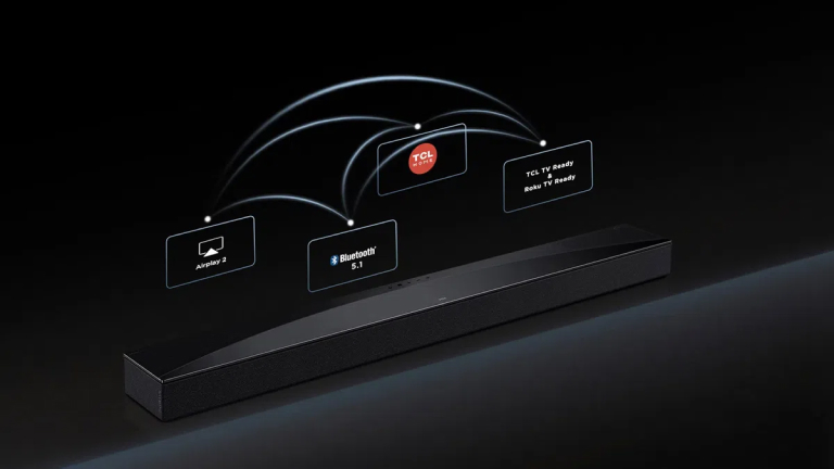 TCL Q85H беспроводное подключение &mdash; AirPlay 2, Bluetooth 5.1, управление с телефона