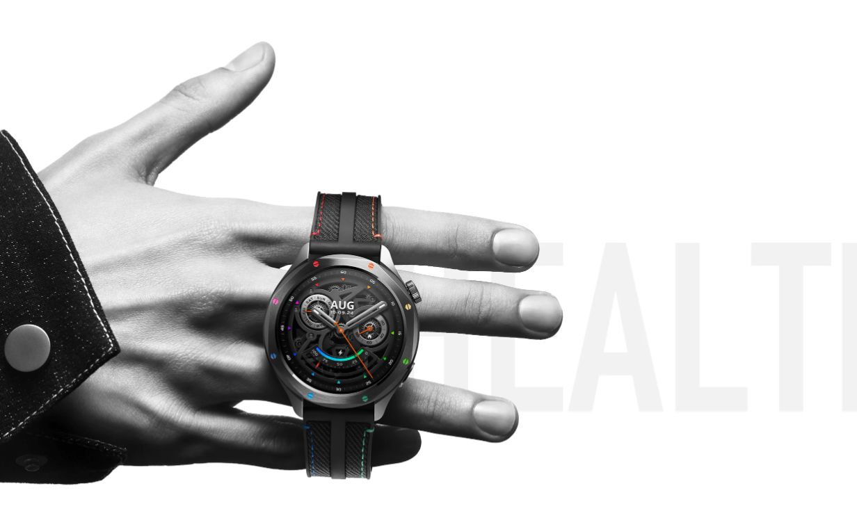 Xiaomi Watch S4 47mm на запястье во время тренировки GPS трекинг
