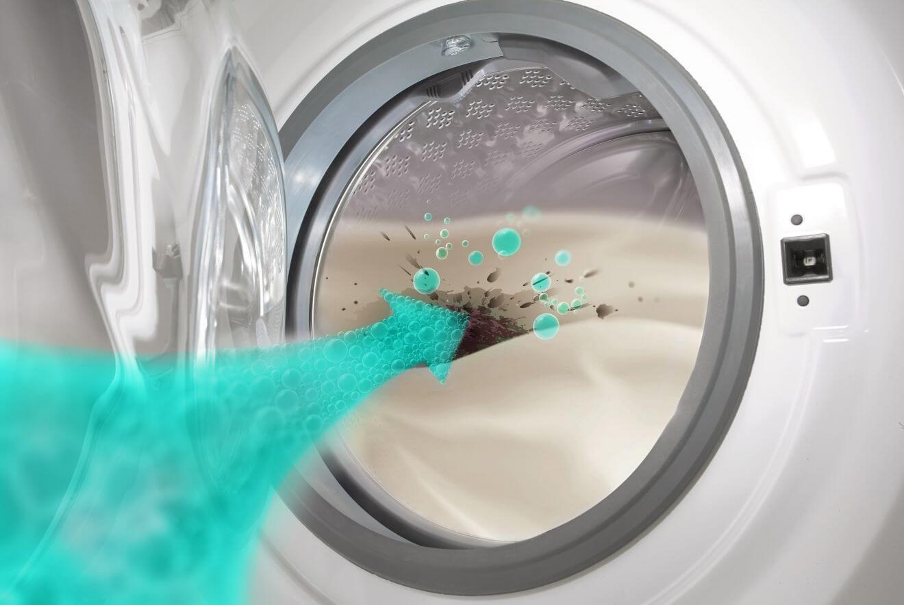 Gorenje W3D2A854ADS/R инверторный двигатель Inverter PowerDrive &mdash; конструкция в разрезе, система подвеса барабана