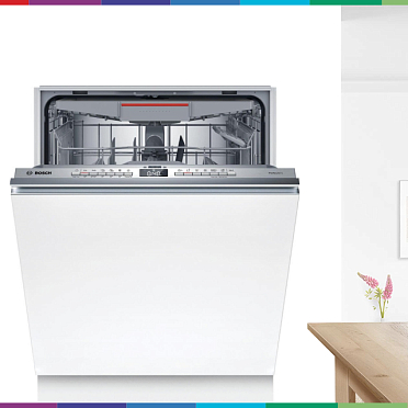 Bosch SPV2IKX10E фронтальный вид закрытой машины с функцией InfoLight