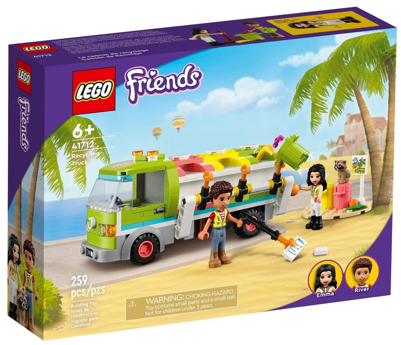 Конструктор LEGO Friends 41712 Recycling Truck, 259 дет.