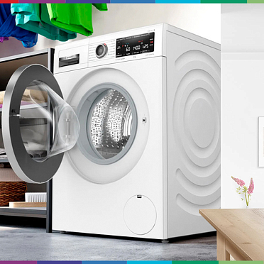 Bosch Serie 8 WGB2560XME технология ActiveWater WaterPerfect умная подача воды