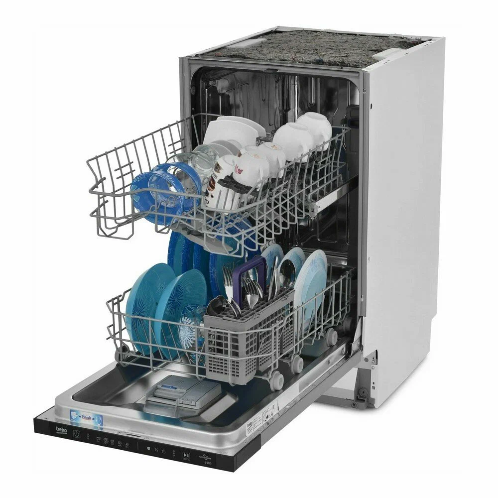 Встраиваемая посудомоечная машина 45см BEKO BDIS15063 3корз.