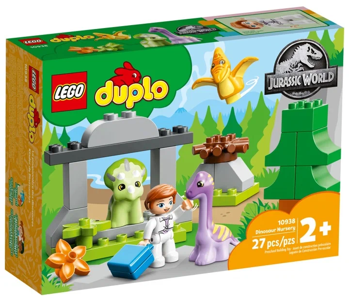 Конструктор LEGO DUPLO 10938 Dinosaur Nursery Питомник динозавров, 27 дет.