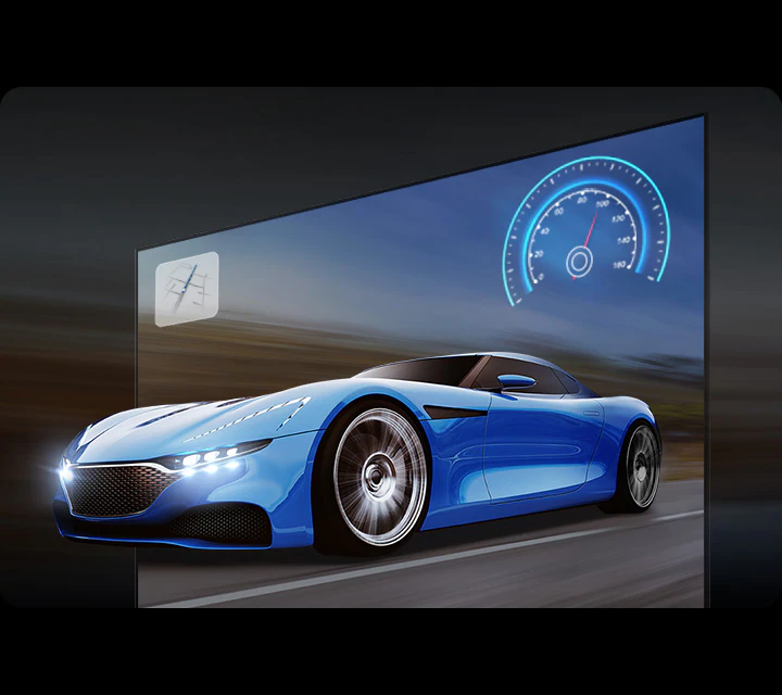 Samsung QE48S85H Motion Xcelerator 120 Гц — спортивный автомобиль без смазывания движения