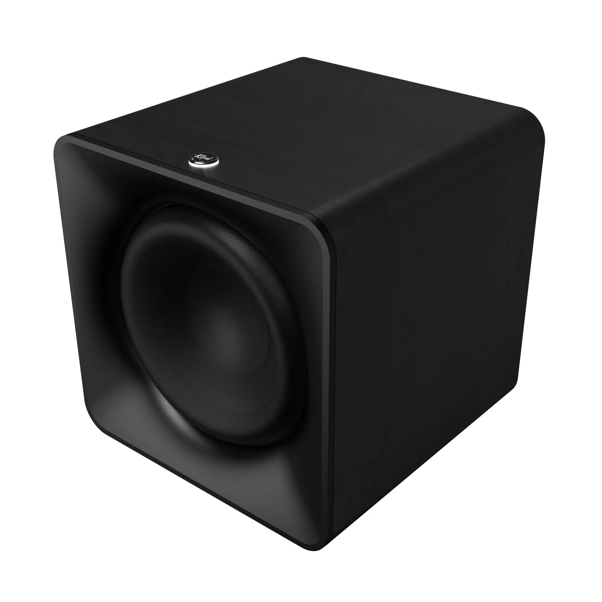 Klipsch Flexus Sub 200 сабвуфер MDF-корпус куб 387 мм вид сбоку размещение