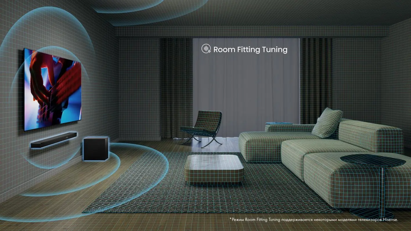 Hisense AX3120Q Room Fitting Tuning калибровка звука под акустику комнаты