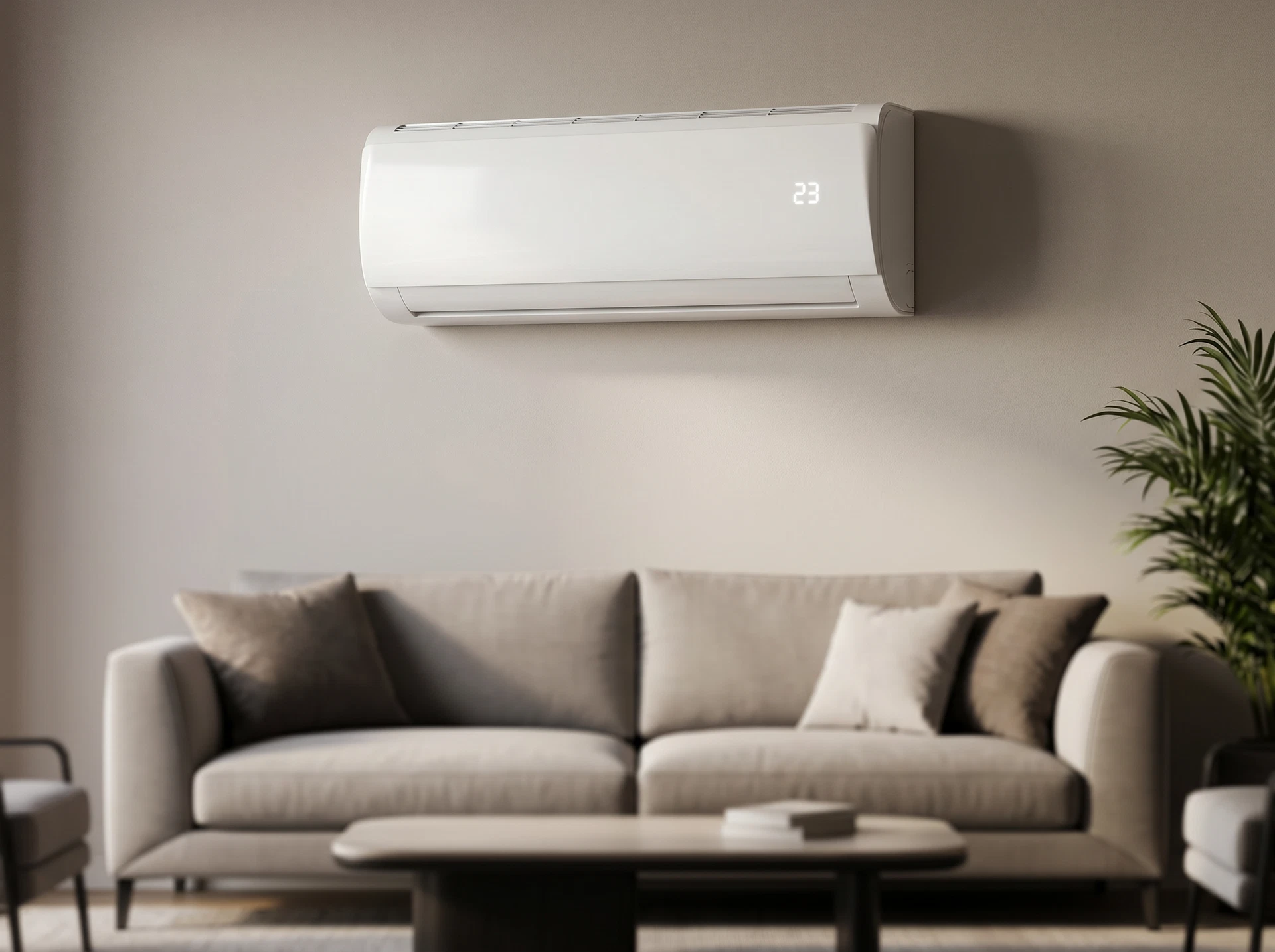 Royal Clima RCI-TWL22HN в интерьере жилой комнаты настенный монтаж