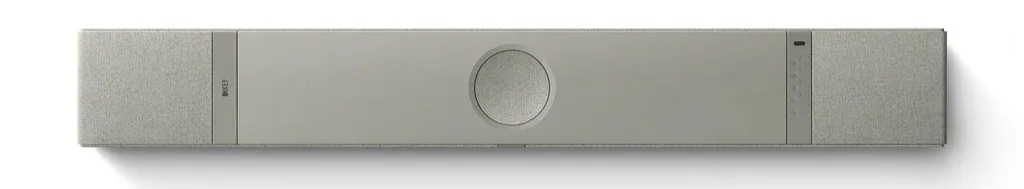 KEF XIO Silver Grey вид спереди 12 динамиков 1210 мм