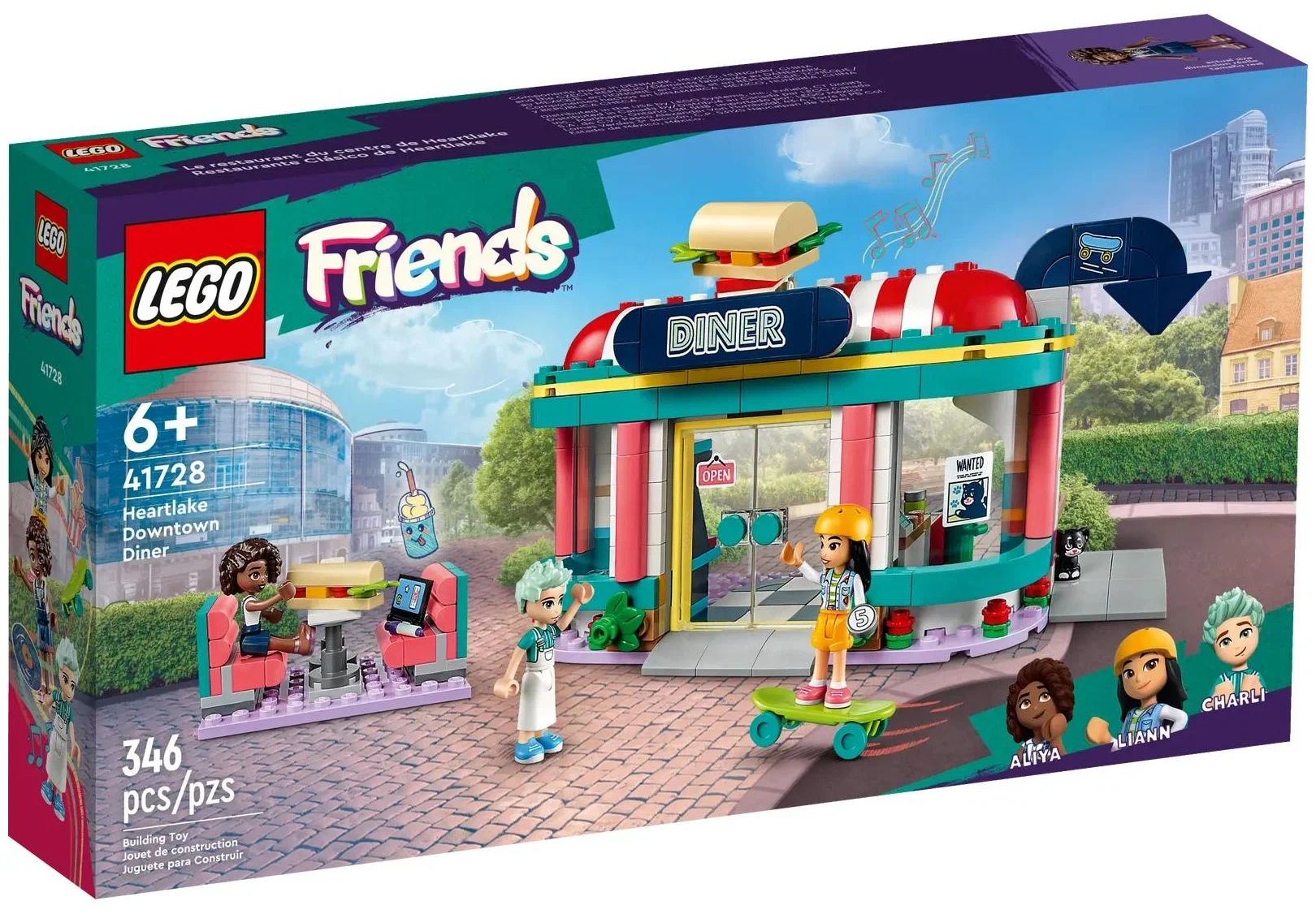 Конструктор LEGO Friends 41728 Heartlake Downtown Diner, 346 дет.
