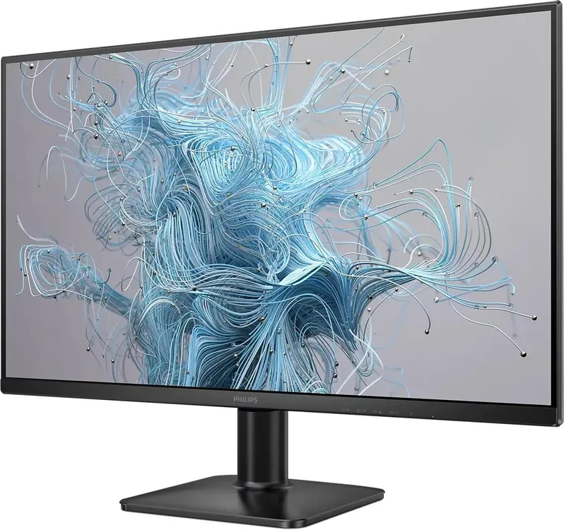 Philips 27E2N1100L боковой профиль тонкий корпус и металлическая подставка