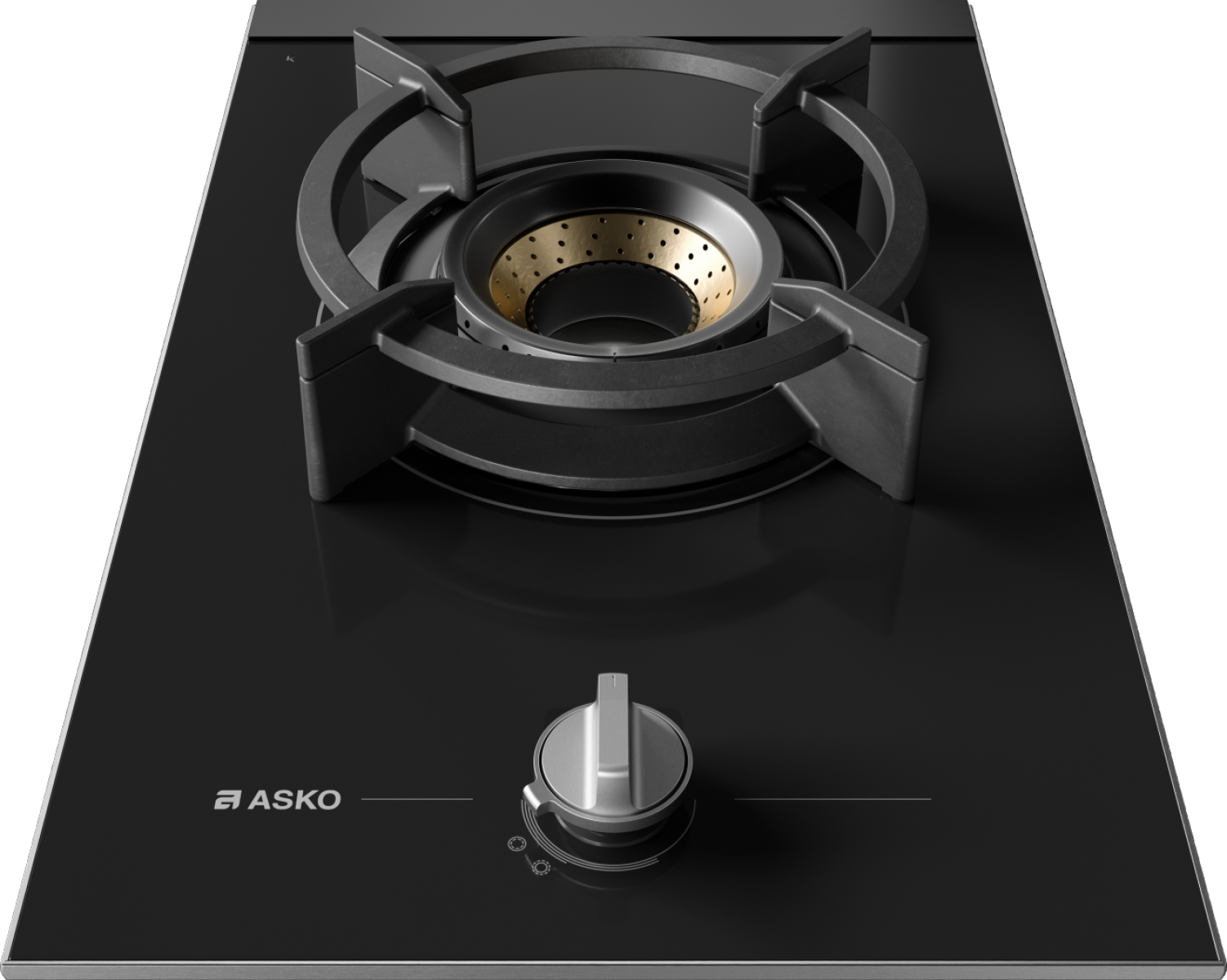 Asko HG8313BGB1 — компактные размеры панели Домино, вид сбоку