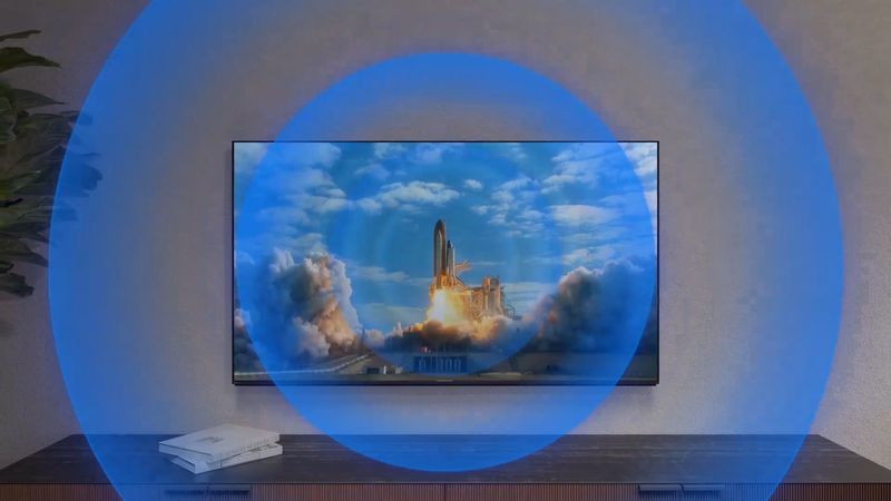 Sony K-55XR8A — Acoustic Surface Audio+, звук с экрана синхронизирован с изображением