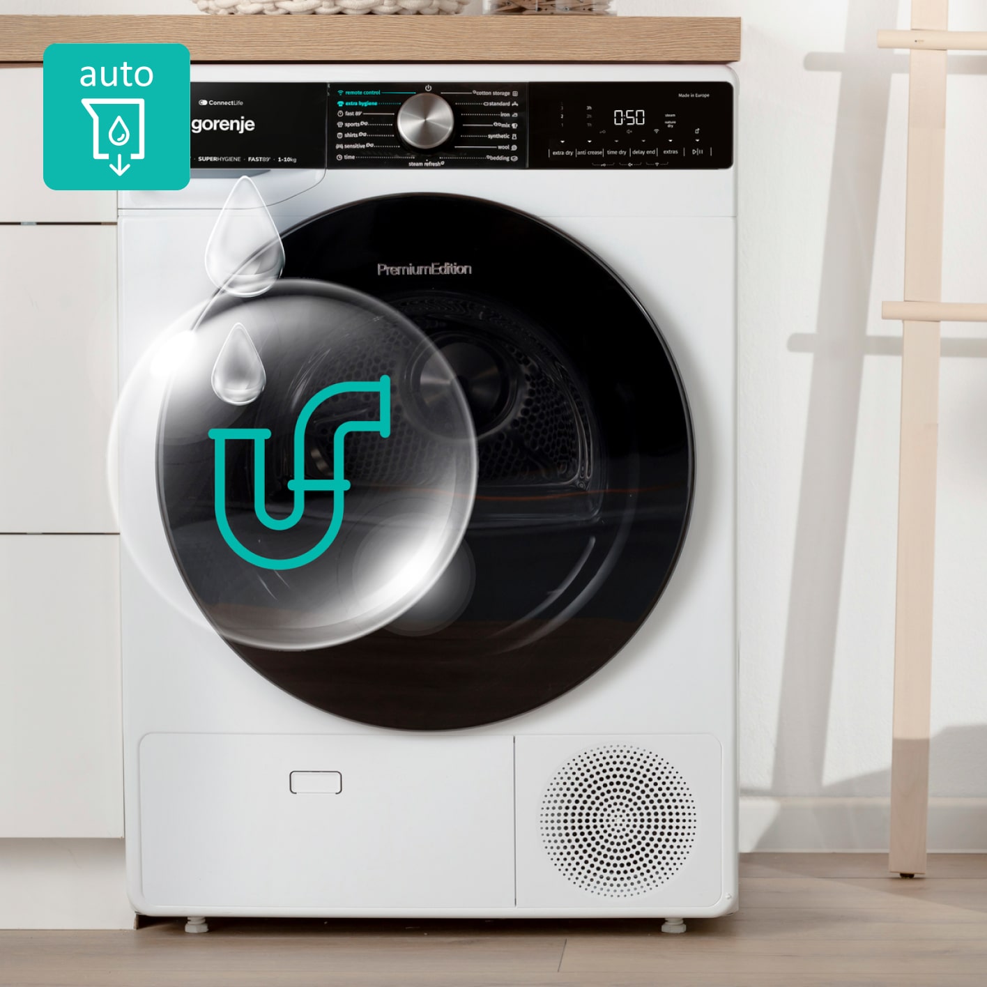 Gorenje DPNA82WIFI/C сравнение конкуренты сушильные машины 8 кг тепловой насос