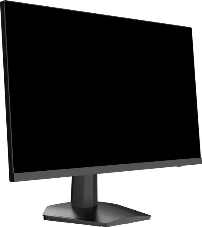 Hisense 27G3Q вид спереди под углом — тонкие рамки и дизайн корпуса
