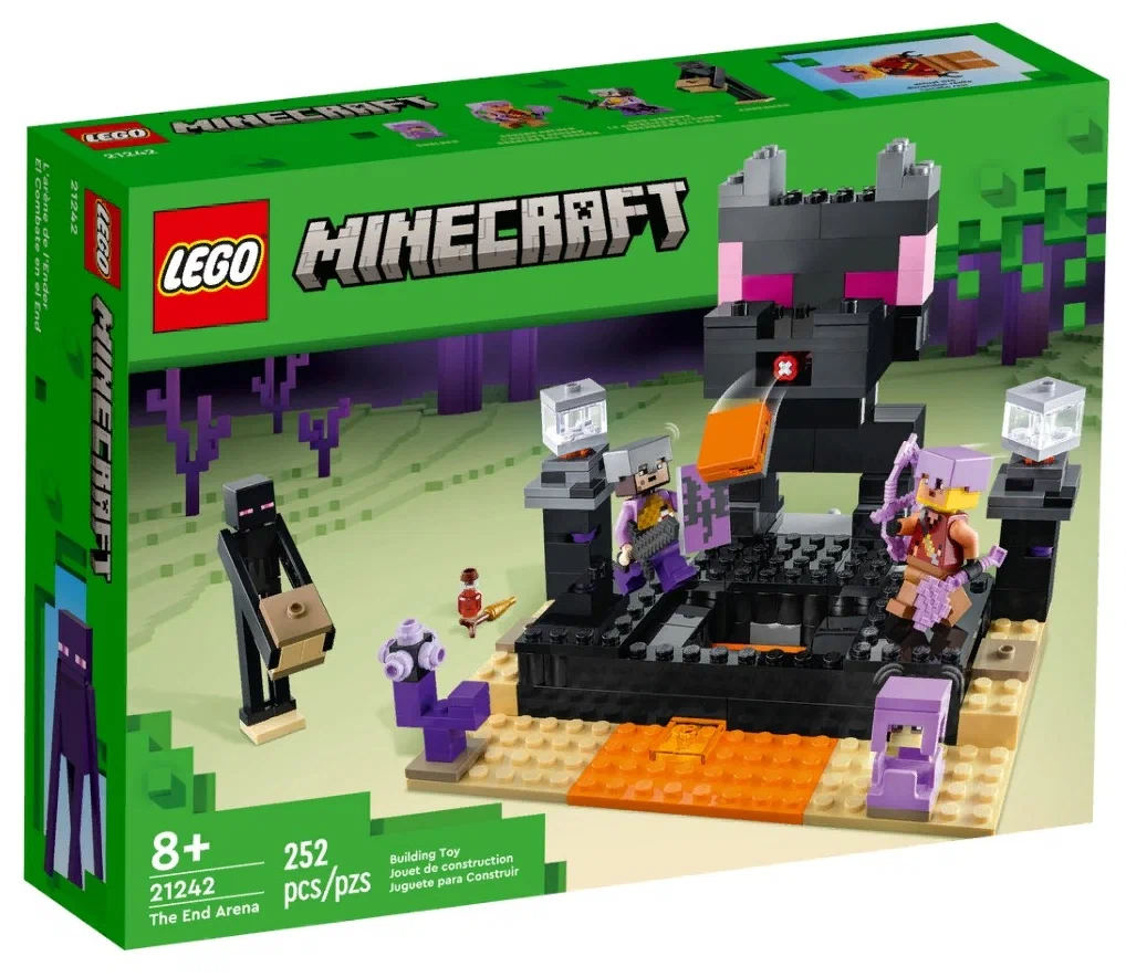 Конструктор LEGO Minecraft 21242 Финальная арена, 252 дет.