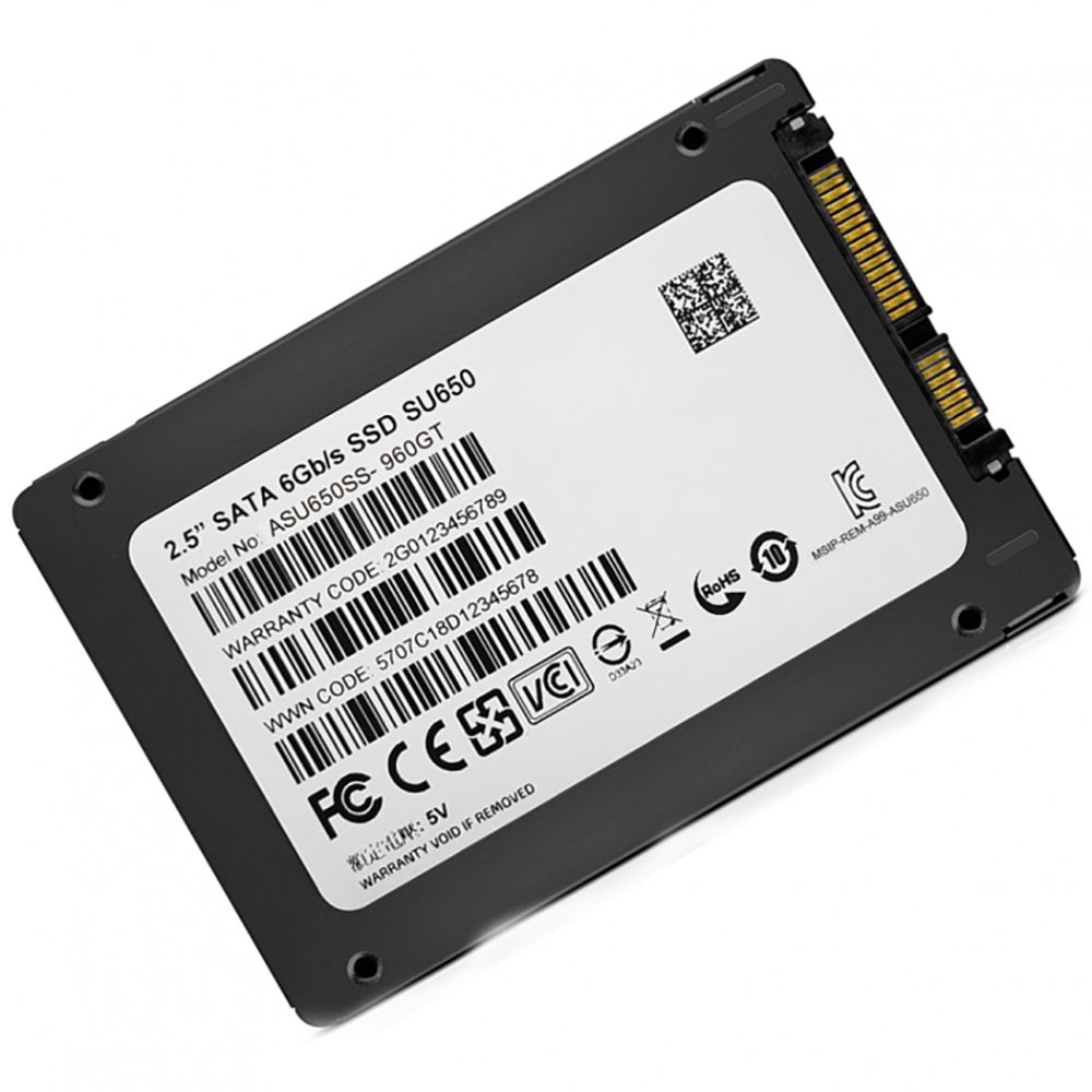ADATA SU650 512 ГБ SATA III установка в ноутбук 2.5 дюйм разъём