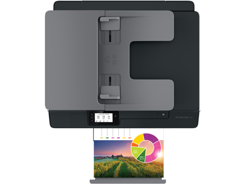 HP Smart Tank 530 All-in-One, Aerial