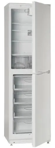 Atlant XM-6023-031 холодильник двухкамерный белый — вид спереди