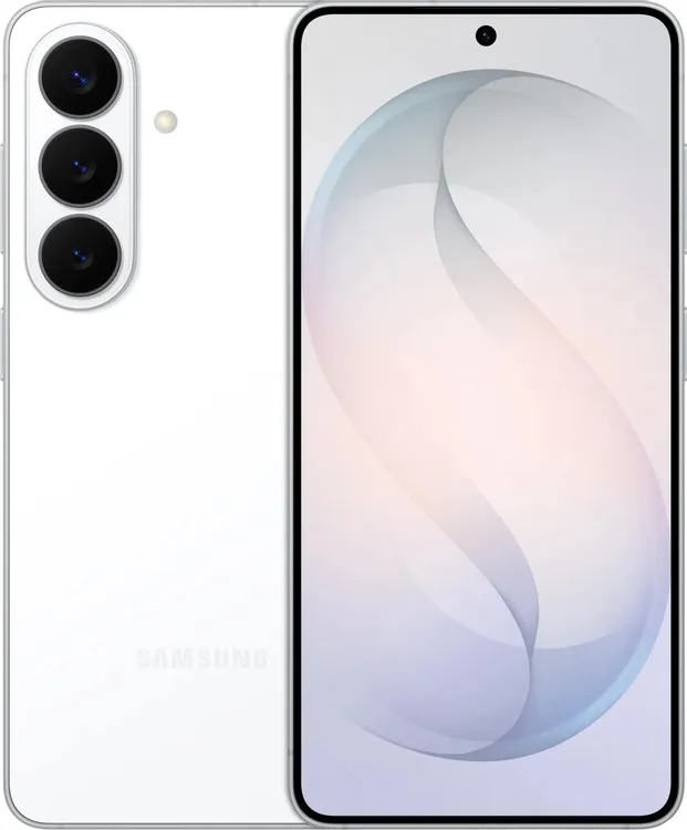 Samsung Galaxy S26 Plus белый — Dynamic AMOLED 2X 6.7 дюйма, вид спереди