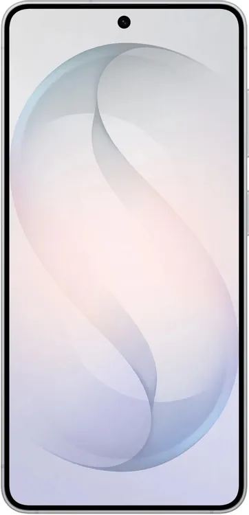 Samsung Galaxy S26 Plus белый — боковой профиль, толщина 7.3 мм, алюминиевая рамка