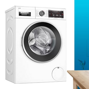 Bosch WDS28460ME вид спереди — панель управления с дисплеем и система AquaStop