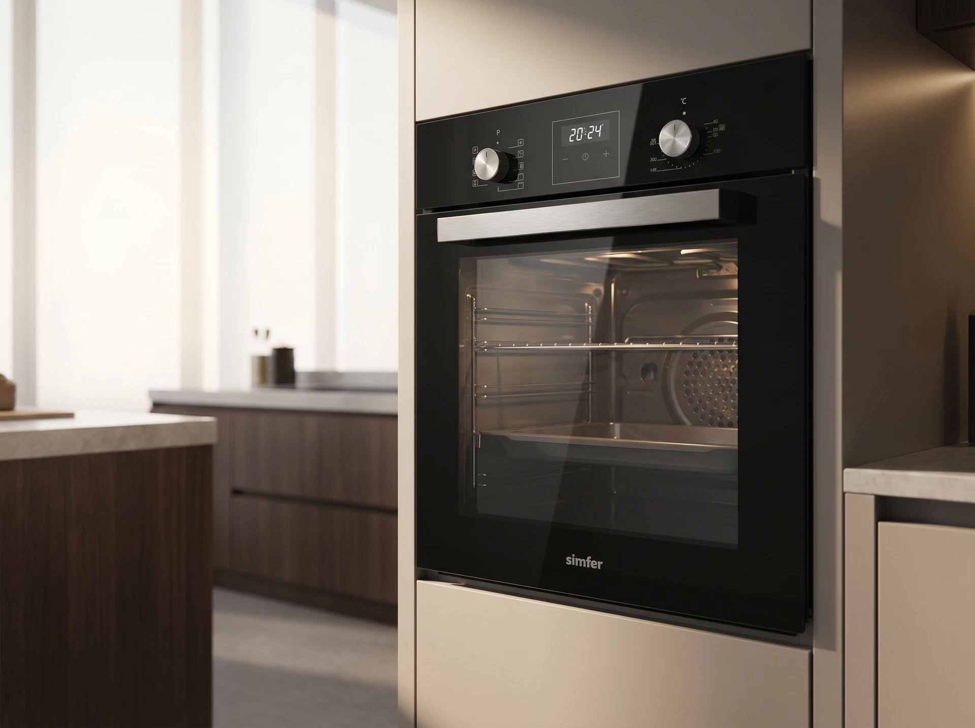 Электрический духовой шкаф Simfer B4ES69125 - фото в интерьере