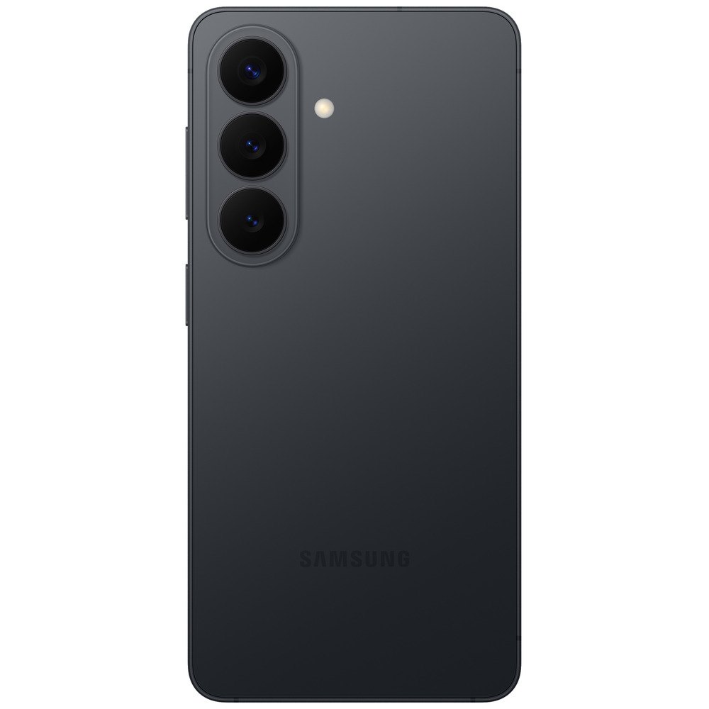 Samsung Galaxy S26 черный тонкий корпус 7.2 мм алюминий и стекло вид сбоку