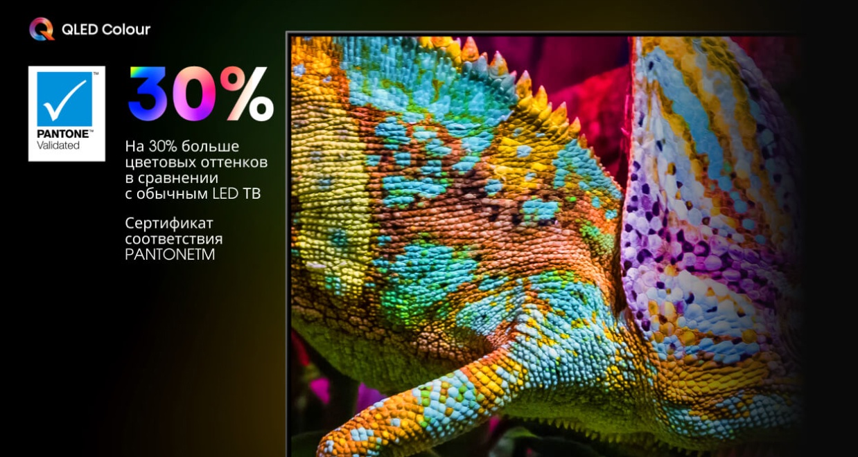 Hisense 55U8Q — QLED Colour, цветовой охват