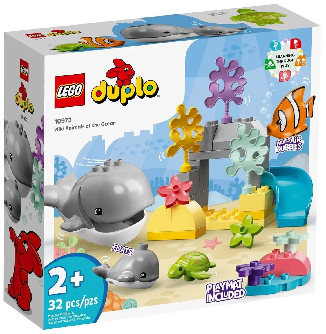 Конструктор LEGO DUPLO 10972 Обитатели океана, 32 дет.