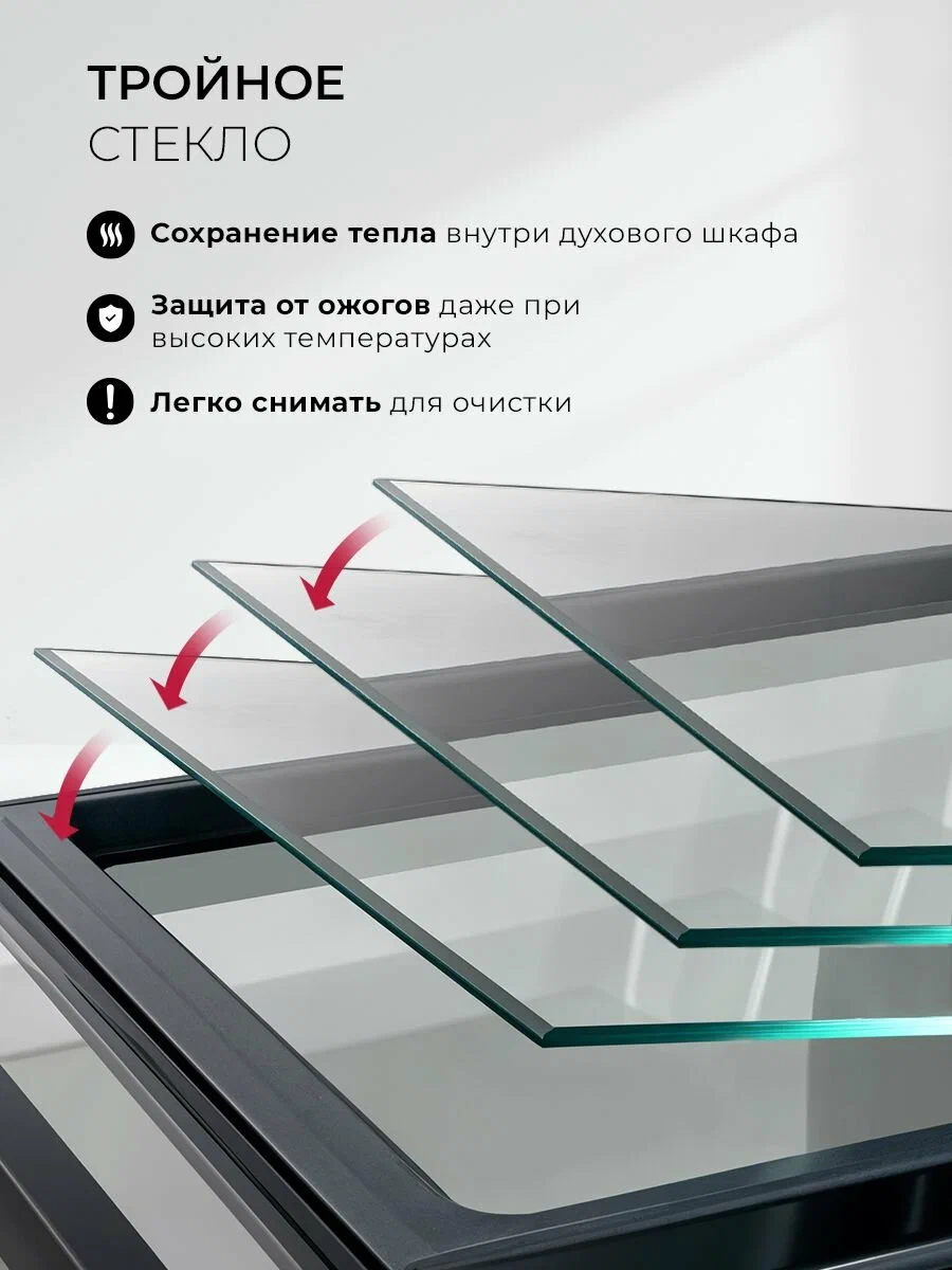 LEX EDS 1000 BBL тройное стекло дверцы — теплоизоляция и защита от ожогов