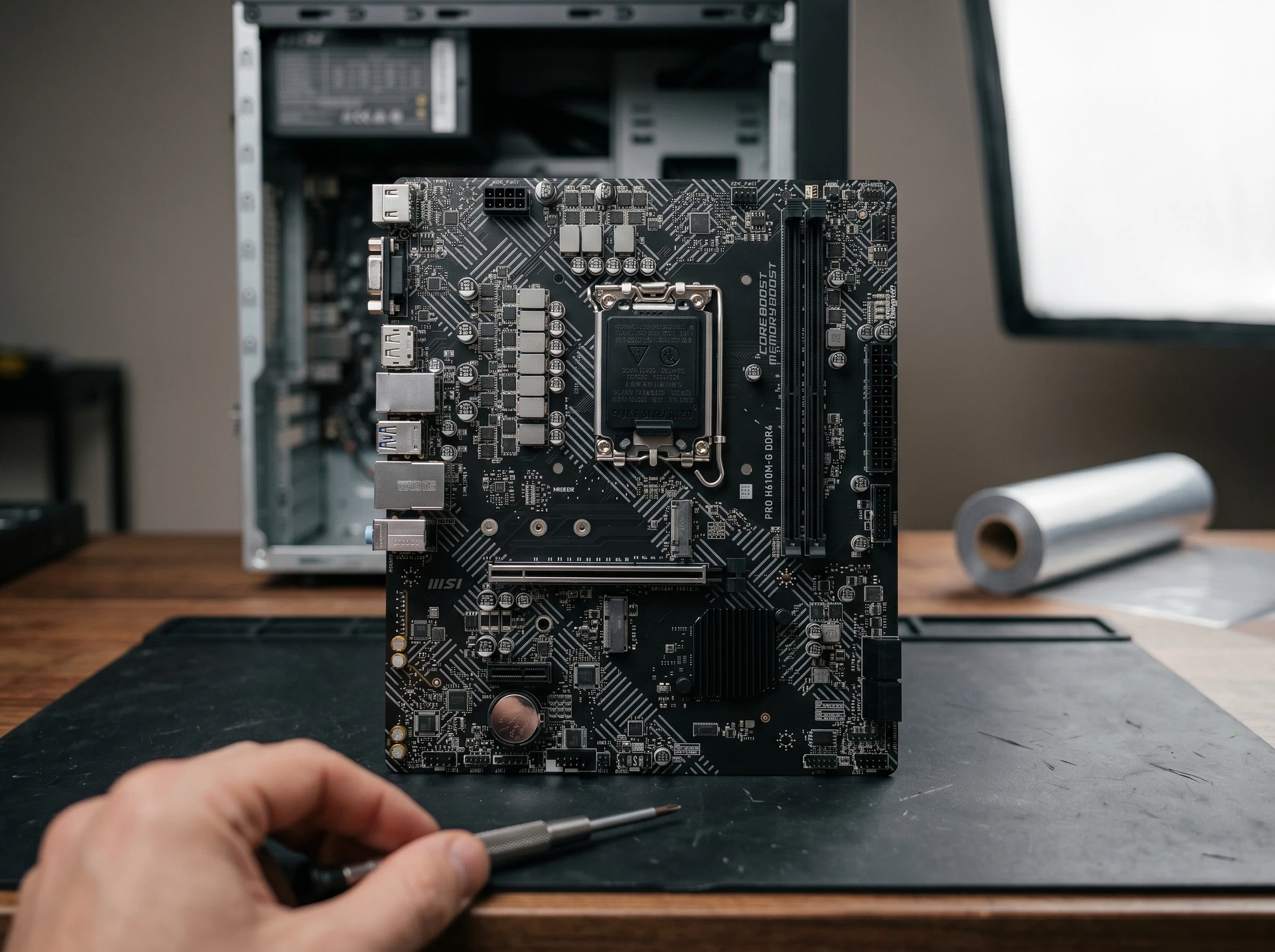 MSI Pro H610M-G DDR4 mATX — сборка домашнего ПК на Intel Alder Lake LGA 1700