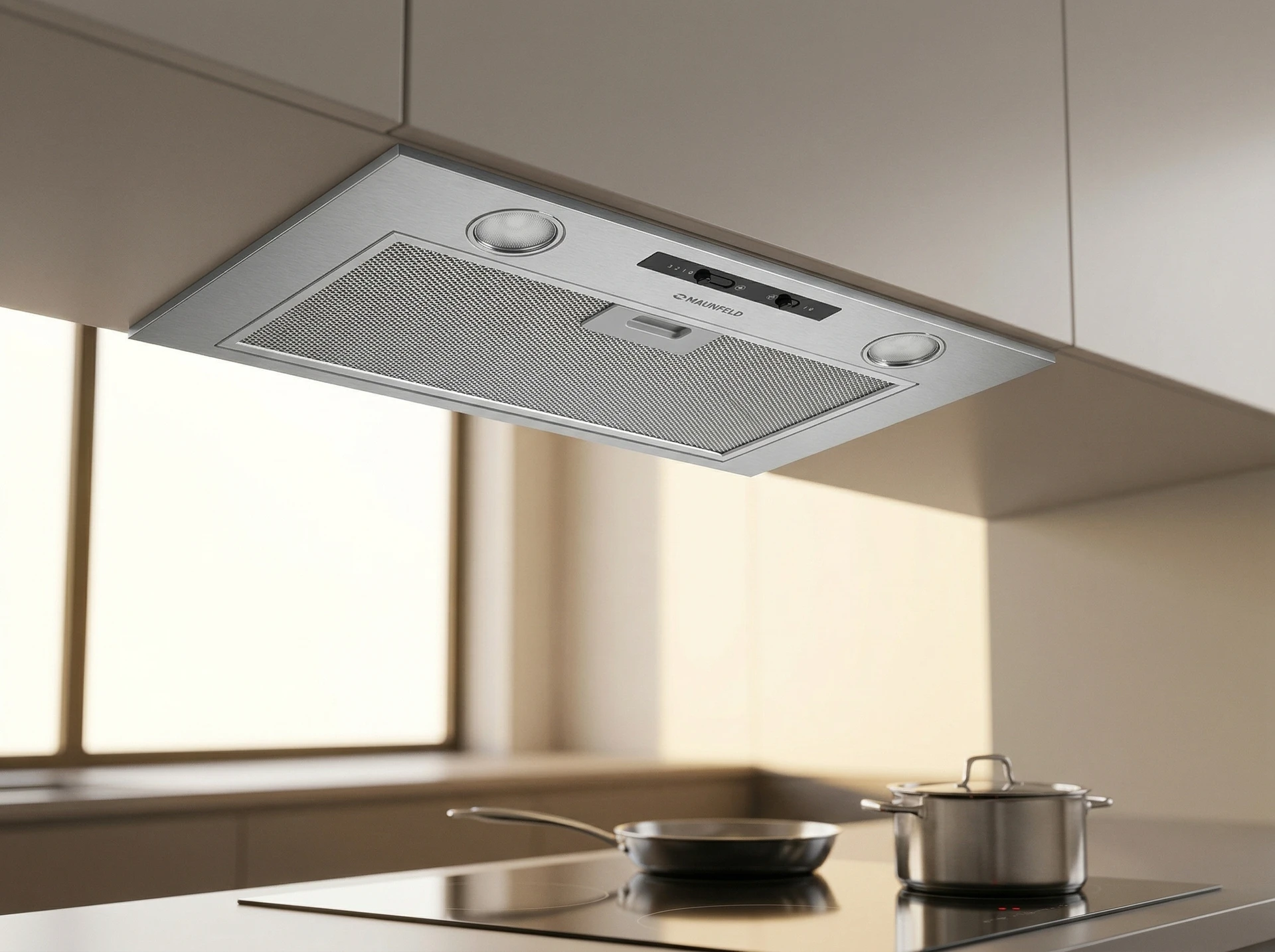 Maunfeld Crosby Light 5028 встроенная в кухонный гарнитур — вид в интерьере