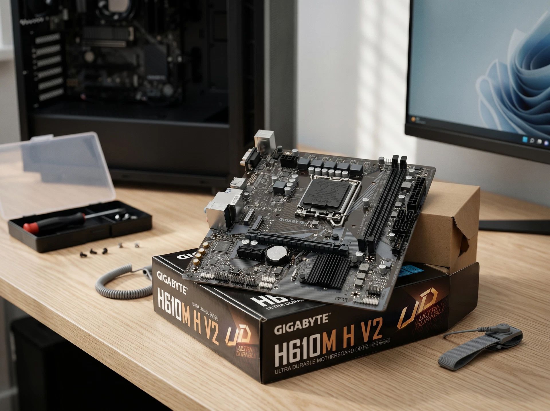 GIGABYTE Ultra Durable H610M H V2 в сборке бюджетного ПК на платформе Intel LGA 1700