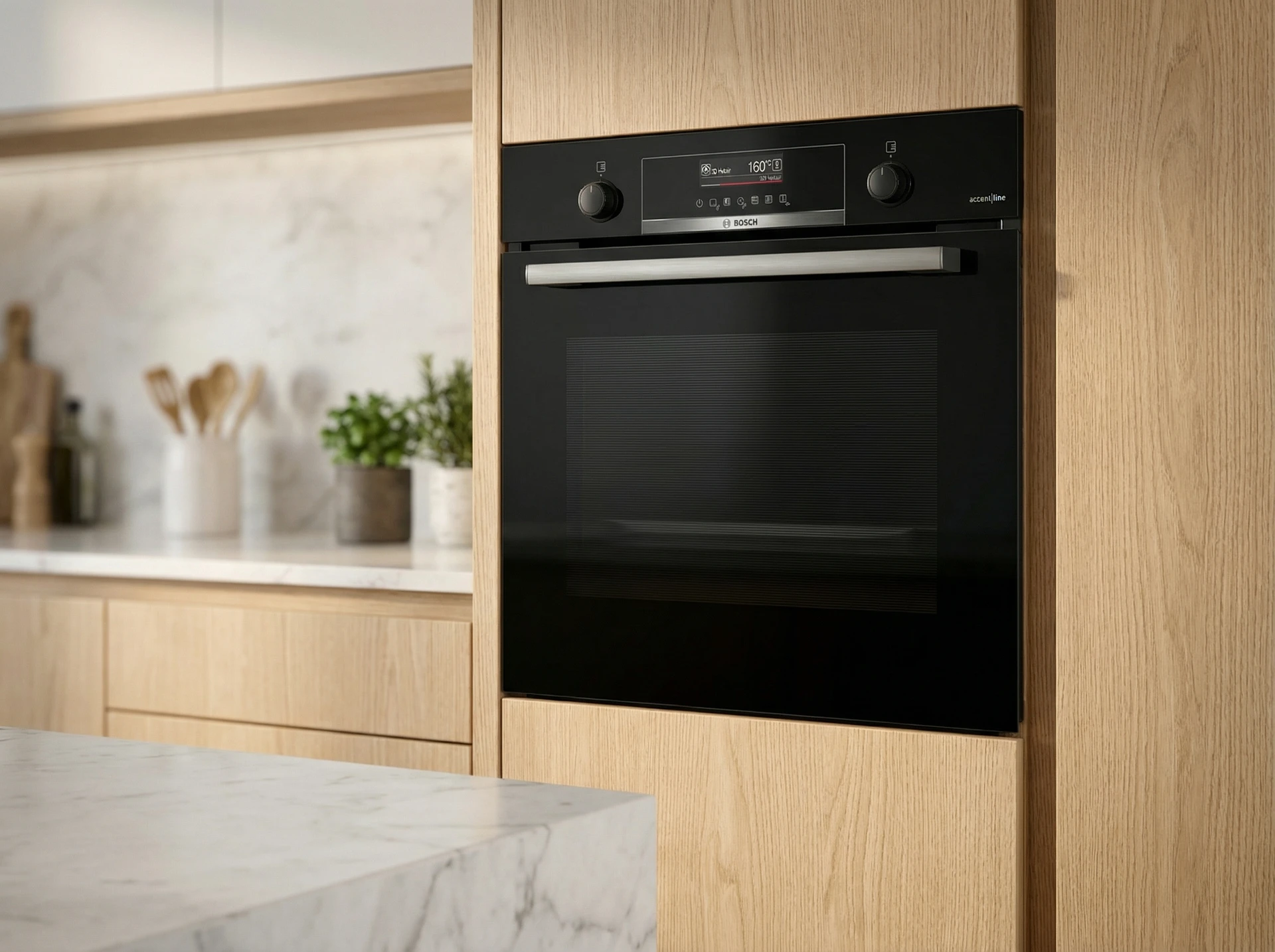Электрический духовой шкаф Bosch HBG4795B7 - фото в интерьере