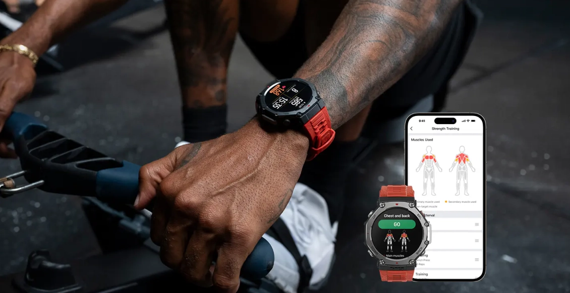 Умные часы Xiaomi Amazfit T-Rex 3 чёрный - 3