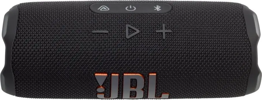 JBL Flip 7 Black панель управления кнопки питания Bluetooth воспроизведение громкость