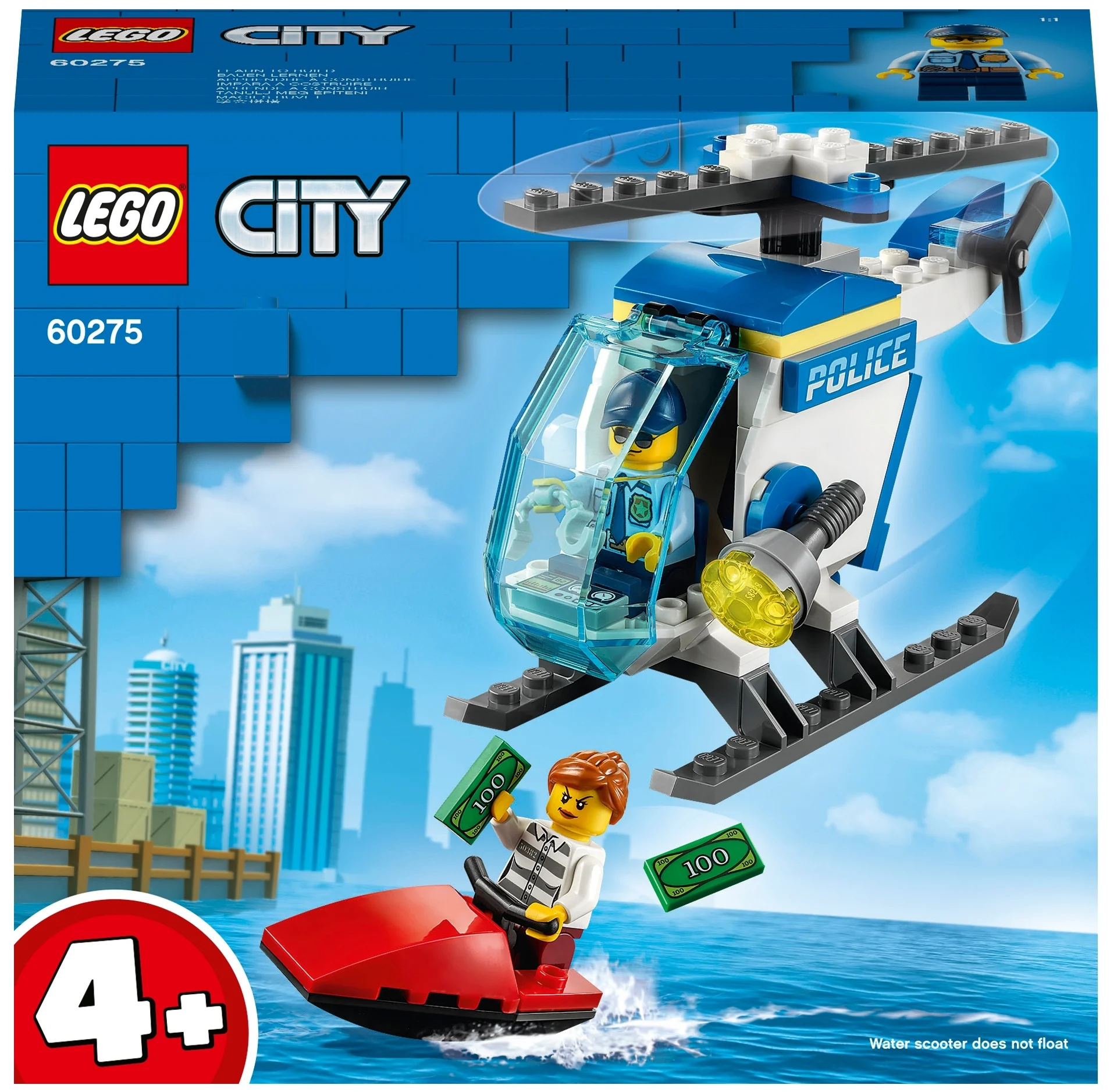 Констр-р LEGO City Полицейский вертолёт 60275