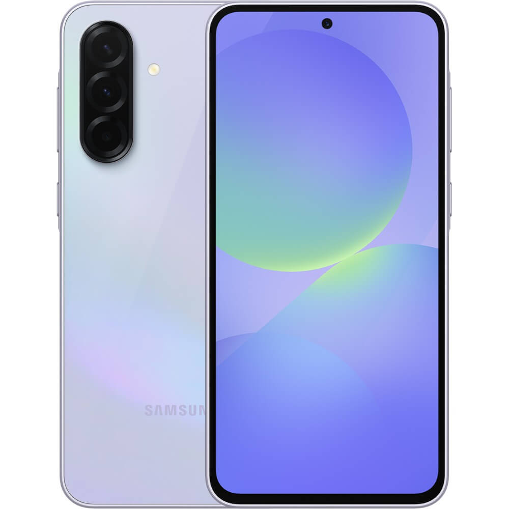 Samsung Galaxy A36 5G лаванда вид спереди Super AMOLED дисплей 6.7 дюйма