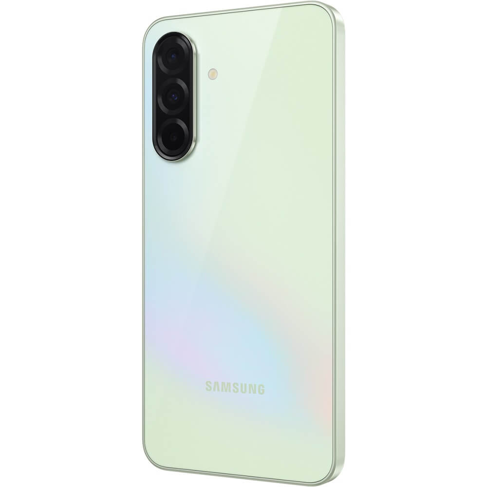 Samsung Galaxy A36 5G 8/256GB лайм — вид сзади, кнопка питания с датчиком отпечатков