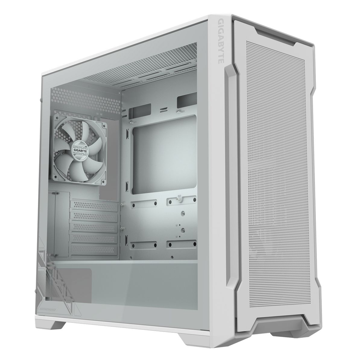 GIGABYTE C102 GLASS ICE боковая панель из закалённого стекла и внутреннее пространство