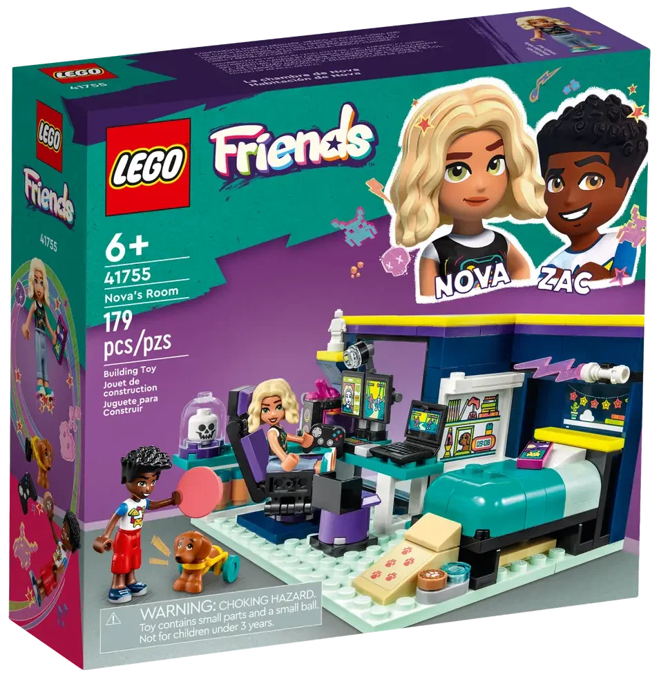Конструктор LEGO Friends 41755 Комната Новы, 179 дет.
