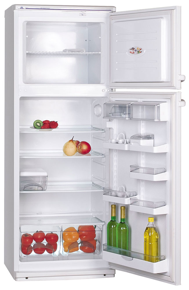 Atlant MXM-2835-90 белый — вид спереди, металлический корпус 60 см